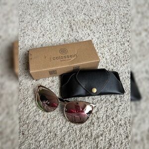 NWT Colossein pink lens sunglasses